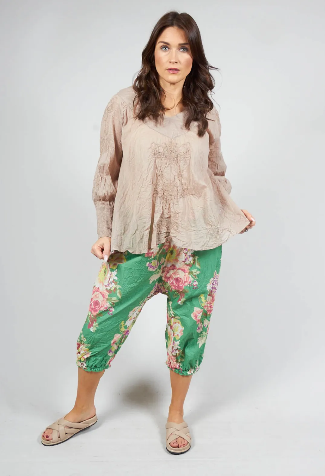 Ewa I Walla Shirts & Blouses^Romari Blouse in Pearl Grey