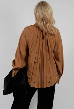 Beatrice B Shirts & Blouses^Romolo Blouse in Camel