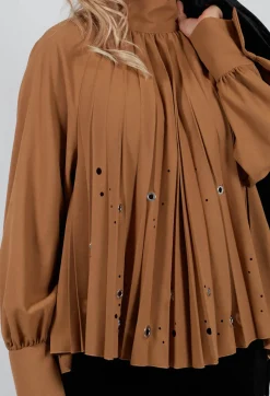 Beatrice B Shirts & Blouses^Romolo Blouse in Camel