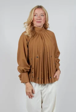 Beatrice B Shirts & Blouses^Romolo Blouse in Camel