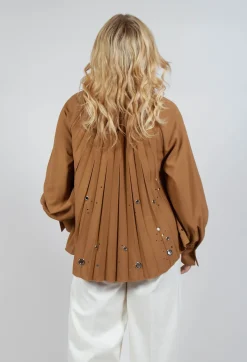 Beatrice B Shirts & Blouses^Romolo Blouse in Camel