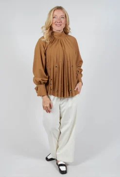 Beatrice B Shirts & Blouses^Romolo Blouse in Camel