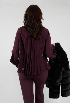 Beatrice B Shirts & Blouses^Romolo Blouse in Purple