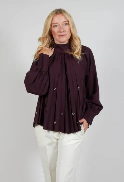 Beatrice B Shirts & Blouses^Romolo Blouse in Purple