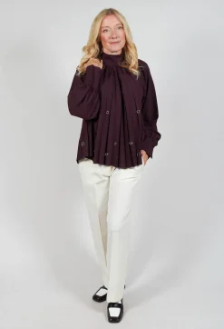 Beatrice B Shirts & Blouses^Romolo Blouse in Purple