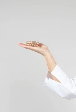 Narratives Bracelets^Rose Gold Springwire Woven Ball Bracelet