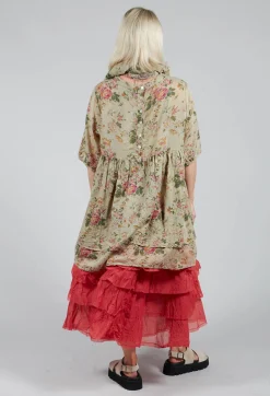 Les Ours Tops^Roselle Top in Almond Flowers