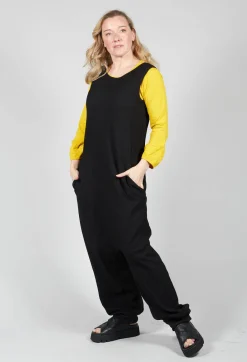 Rundholz Dip T-shirts^Round Neck Long Sleeved T Shirt with Bell Sleeves in Lemon