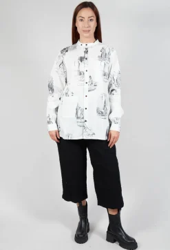 Aleksandr Manamis Shirts & Blouses^Round Neckline Shirt In The Hunter