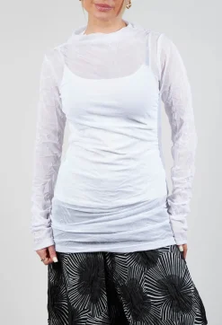 Xenia Design Tops^Ruched Aspi Top in White