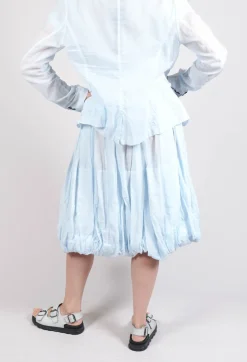 Rundholz Mainline Skirts^Ruched Balloon Skirt in Enzian 10% Stiff