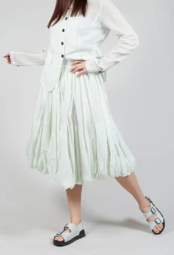 Rundholz Mainline Skirts^Ruched Balloon Skirt in Tulip 10% Stiff