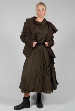 Rundholz Mainline Jackets^Ruched Detail Jacket in Kaffee