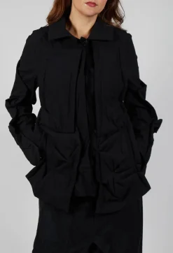 Rundholz Mainline Jackets^Ruched Jacket in Black