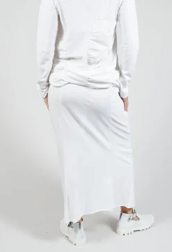 Rundholz Dip Skirts^Ruched Skirt in Starwhite