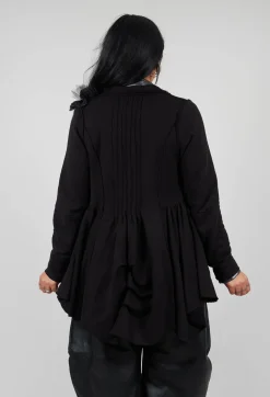 Bread and Butter Jackets^Ruffle Blazer in Black