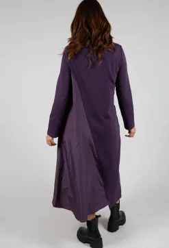 Bize Dresses^Ruffle Front Dress in Plum