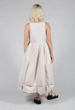 Tadashi Dresses^Ruffle Hem Dress in Beige