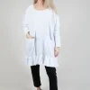 Philomena Christ Tops^Ruffled Hem Top in White
