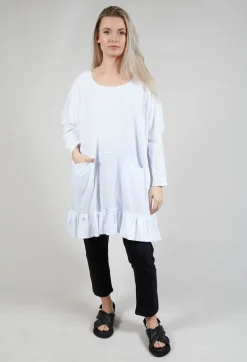 Philomena Christ Tops^Ruffled Hem Top in White