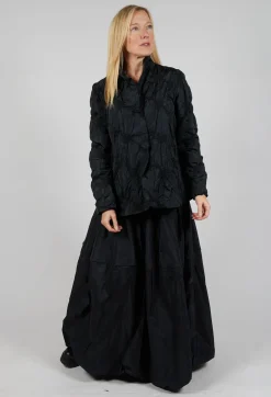 Hindahl u0026 Skudelny Jackets^Ruffled Taffeta Jacket in Black