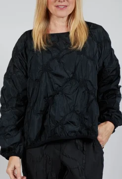 Hindahl u0026 Skudelny Shirts & Blouses^Ruffled Taffeta Shirt in Black