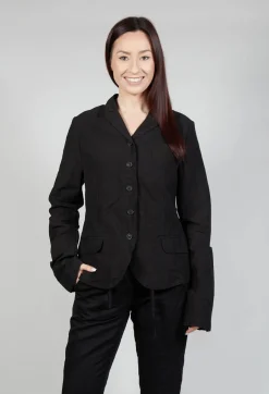 Rundholz Mainline Jackets^Rumpled Jacket in Black Black