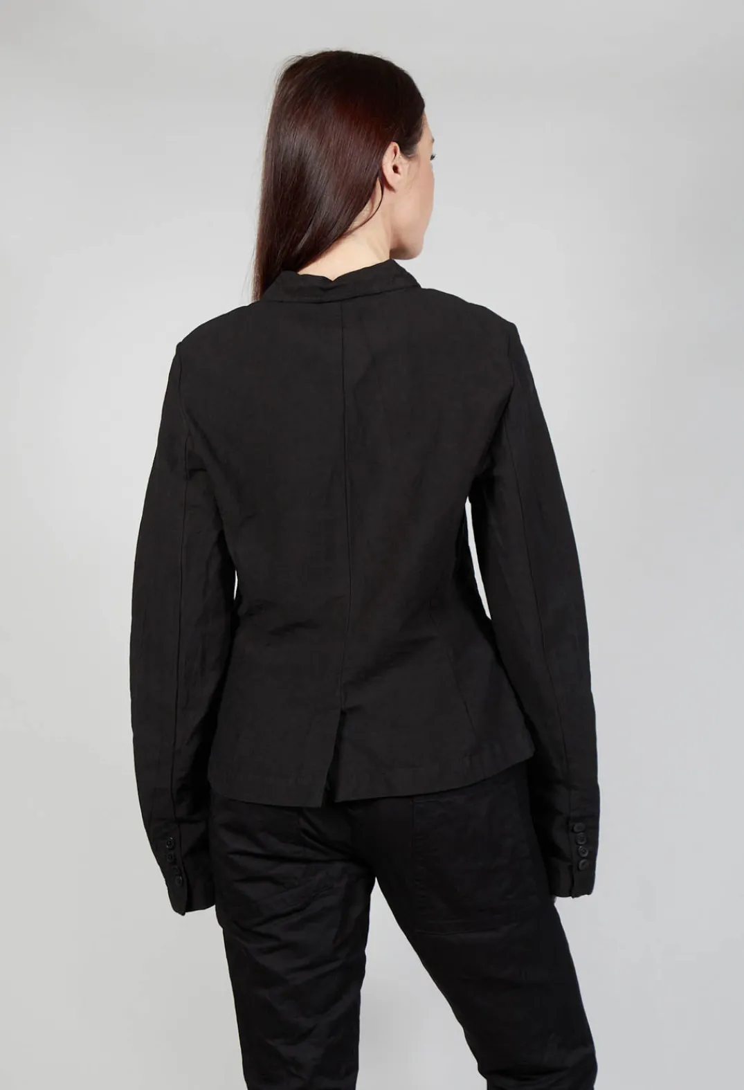 Rundholz Mainline Jackets^Rumpled Jacket in Black Black
