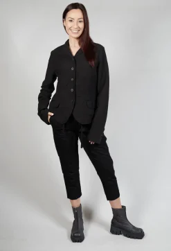 Rundholz Mainline Jackets^Rumpled Jacket in Black Black