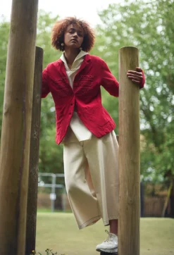 SOH Shirts & Blouses^Sailor Collar Blouse in Off White