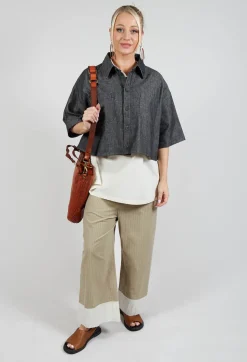 SOH Shirts & Blouses^Sailor Collar Blouse in Off White