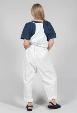 Album Di Famiglia Jumpsuits^Salopette TC in Milk