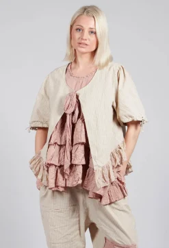 Les Ours Jackets^Sapate Jacket in Striped Linen