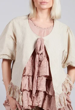 Les Ours Jackets^Sapate Jacket in Striped Linen