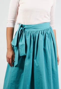 Apuntob Skirts^Sash Skirt in Turquoise