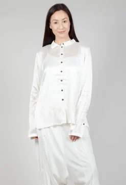 Rundholz Dip Shirts & Blouses^Satin Blouse in Starwhite