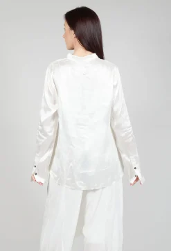 Rundholz Dip Shirts & Blouses^Satin Blouse in Starwhite