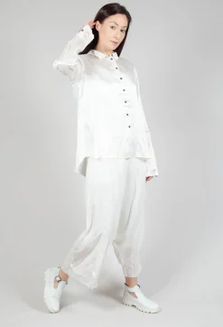 Rundholz Dip Shirts & Blouses^Satin Blouse in Starwhite