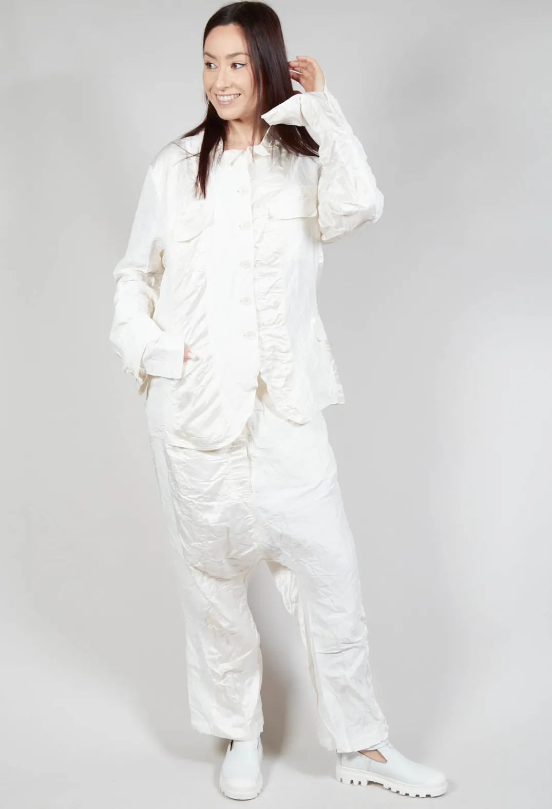 Rundholz Mainline Jackets^Satin Contrast Jacket in Callas