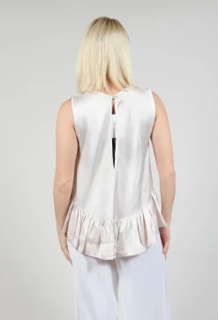 Les Filles d'Ailleurs Tops^Satin Vest Top in Pink