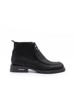 Malloni Boots^Scarpa Fuco Ankle Boots in Nero