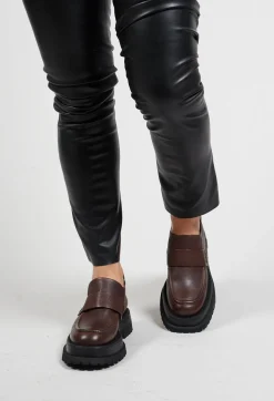 Malloni Flats^Scarpa Fuco Shoes in Moro