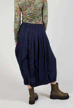 High Skirts^Sculpted Skirt in Blue