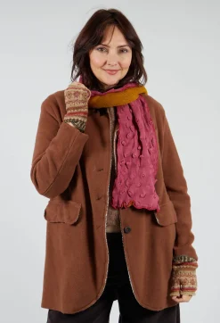 Butapana Scarves^Sea Wool Scarf in Apricot Orchid