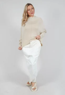 Rundholz Mainline Skirts^Seam Maxi Skirt in in Starwhite Paint