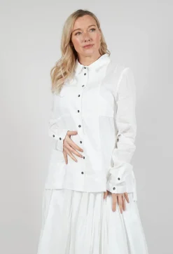 Rundholz Mainline Shirts & Blouses^Semi Sheer Shirt in Starwhite