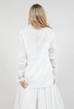 Rundholz Mainline Shirts & Blouses^Semi Sheer Shirt in Starwhite