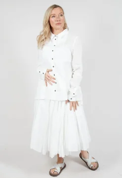 Rundholz Mainline Shirts & Blouses^Semi Sheer Shirt in Starwhite