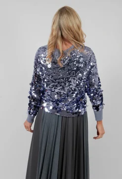 Sfizio Cardigans^Sequin Cardigan in Lilac Breeze