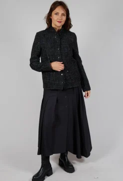 Sarah Pacini Jackets^Sequin Jacket in Charcoal